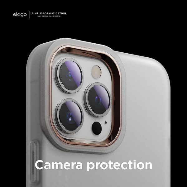 81uegF0oGiL._AC_SL1500_ iPhone 13 Pro Max Glide Armor Case by elago Glide Armor Case Drop Protection, Shockproof Protective TPU Cover, Upgraded Shockproof, Mix and Match Parts, Enhanced Camera Guard - Clear / Rose Gold - Image 8