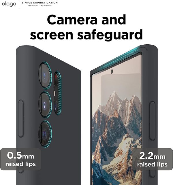 81x-wZUFJxL._AC_SL1500_ Galaxy S23 Ultra Glide Armor Case by elago Glide Armor Case Drop Protection, Shockproof Protective TPU Cover, Upgraded Shockproof, Mix and Match Parts, Enhanced Camera Guard - Dark Gray / Yellow - Image 7