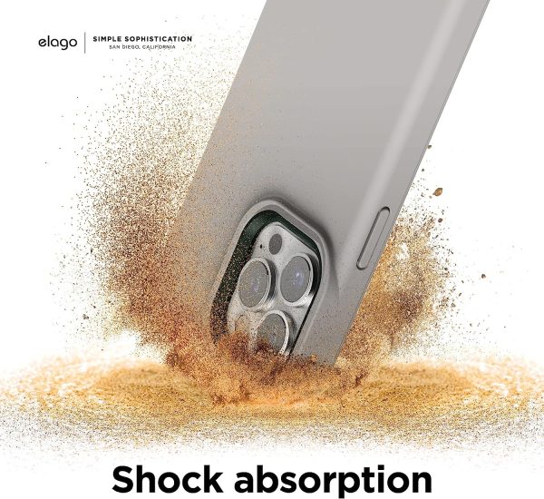91n+GIVPSwL._AC_SL1500_ iPhone 13 Pro Max Glide Armor Case by elago Glide Armor Case Drop Protection, Shockproof Protective TPU Cover, Upgraded Shockproof, Mix and Match Parts, Enhanced Camera Guard - Stone / Dark Green - Image 6