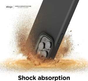 iPhone 13 Pro Max Glide Armor Case by elago Glide Armor Case Drop Protection, Shockproof Protective TPU Cover, Upgraded Shockproof, Mix and Match Parts, Enhanced Camera Guard - Dark Gray / Light Green - Image 8