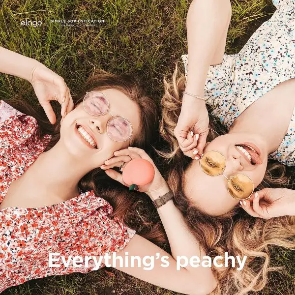 Airpods Pro 2022 elago Peach 3D Design Case - Image 7