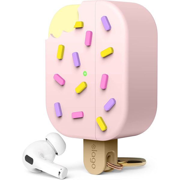 airpods ice cream case strawberry elago Airpods Pro 2022 elago Ice Cream Design Case - Strawberry - Image 1