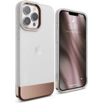 iPhone 13 Pro Max Glide Armor Case by elago Glide Armor Case Drop Protection, Shockproof Protective TPU Cover, Upgraded Shockproof, Mix and Match Parts, Enhanced Camera Guard - Clear / Rose Gold