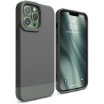 iPhone 13 Pro Max Glide Armor Case by elago Glide Armor Case Drop Protection, Shockproof Protective TPU Cover, Upgraded Shockproof, Mix and Match Parts, Enhanced Camera Guard - Dark Gray / Light Green