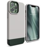 iPhone 13 Pro Max Glide Armor Case by elago Glide Armor Case Drop Protection, Shockproof Protective TPU Cover, Upgraded Shockproof, Mix and Match Parts, Enhanced Camera Guard - Stone / Dark Green