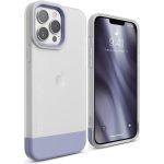 iPhone 13 Pro Max Glide Armor Case by elago Glide Armor Case Drop Protection, Shockproof Protective TPU Cover, Upgraded Shockproof, Mix and Match Parts, Enhanced Camera Guard - Clear / Purple