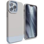 iPhone 13 Pro Max Glide Armor Case by elago Glide Armor Case Drop Protection, Shockproof Protective TPU Cover, Upgraded Shockproof, Mix and Match Parts, Enhanced Camera Guard - Stone / Light Blue