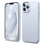 iPhone 13 Pro Max Liquid Silicon Case by elago Full Body Protective Cover, Shockproof, Slim Phone Case, Anti-Scratch Soft Microfiber Lining - Light Blue