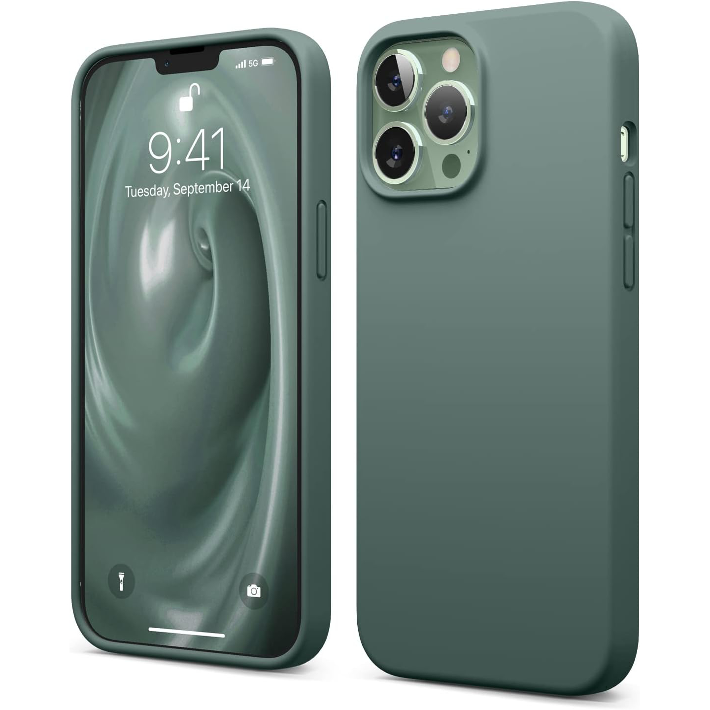 elago Compatible with iPhone 15 Pro Case, Liquid Silicone Case, Full Body  Protective Cover, Shockproof, Slim Phone Case, Anti-Scratch Soft Microfiber