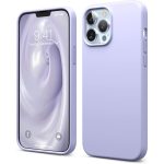 iPhone 13 Pro Max Liquid Silicon Case by elago Full Body Protective Cover, Shockproof, Slim Phone Case, Anti-Scratch Soft Microfiber Lining - Purple