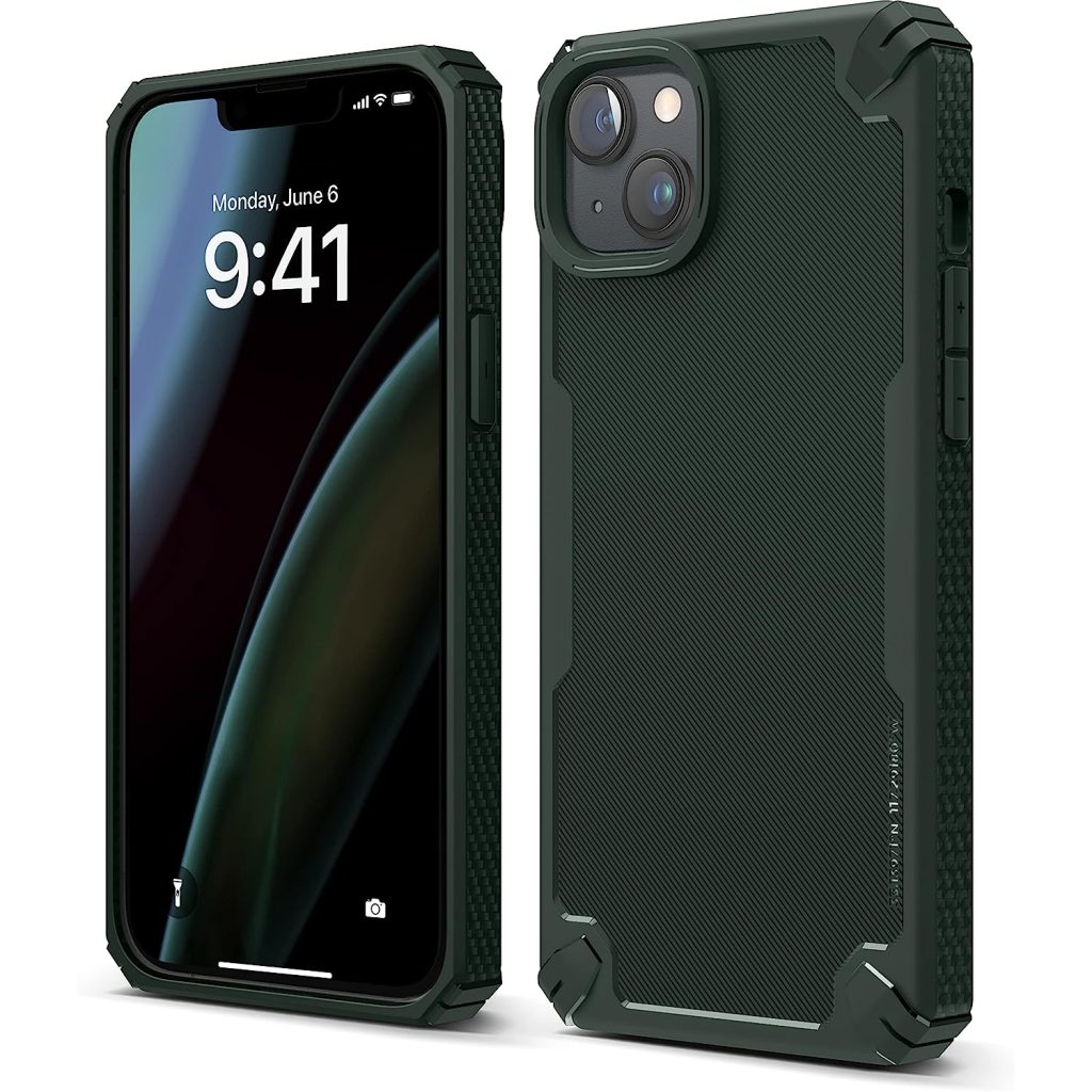 elago 14 plus armor case dark green