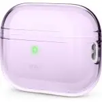 Airpods Pro 2022 elago Clear Case Protective Case Cover, Shockproof, Wireless Charging, Reduced Yellowing - Lavender