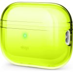 Airpods Pro 2022 elago Clear Case Protective Case Cover, Shockproof, Wireless Charging, Reduced Yellowing - Neon Yellow