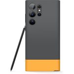 Galaxy S23 Ultra Glide Armor Case by elago Glide Armor Case Drop Protection, Shockproof Protective TPU Cover, Upgraded Shockproof, Mix and Match Parts, Enhanced Camera Guard - Dark Gray / Yellow