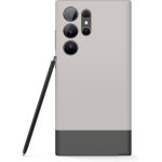 Galaxy S23 Ultra Glide Armor Case by elago Glide Armor Case Drop Protection, Shockproof Protective TPU Cover, Upgraded Shockproof, Mix and Match Parts, Enhanced Camera Guard - Stone / Dark Grey