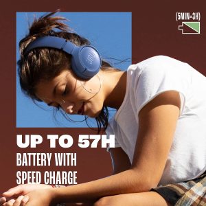 JBL Tune 520BT Wireless On-Ear Headphones, with JBL Pure Bass Sound, Bluetooth 5.3 and Hands-Free Calls, 57-Hour Battery Life - Black - OP - Image 5