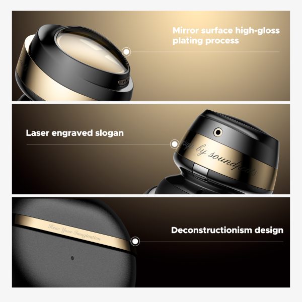 SoundPEATS Opera05 Wireless Earbuds with LDAC, High Resolution Audio, Active Noise Cancellation, Hybrid Dual Drivers & 33 Hours Battery Playtime - Black - BB - Image 2