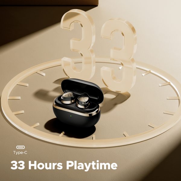 SoundPEATS Opera05 Wireless Earbuds with LDAC, High Resolution Audio, Active Noise Cancellation, Hybrid Dual Drivers & 33 Hours Battery Playtime - Black - BB - Image 4