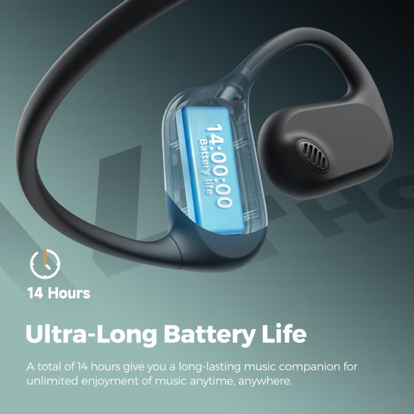 SoundPEATS RunFree Bluetooth 5.3 Sports Air Conduction Open Ear LDAC Headphone Snug Fit for Running / Cycling / Hiking / Gym - Black - AMT - Image 8