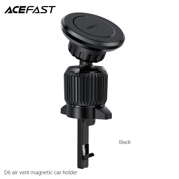 1 Acefast Car Mount Magnetic Holder Air Vent Type - D6 - Black - Image 5