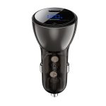 Acefast Fast In Car Charger 60W with Digital Display & 2 USB C Ports - Black - B10 - Image 2
