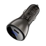 Acefast Fast In Car Charger 60W with Digital Display & 2 USB C Ports - Black - B10 - Image 3