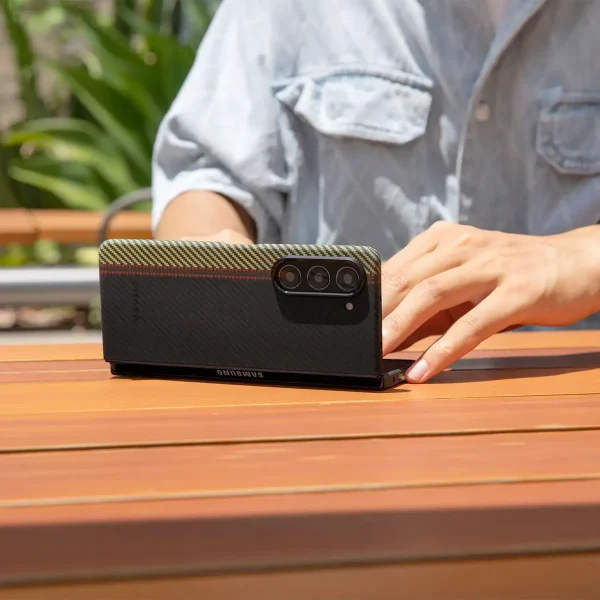 Galaxy Z Fold 5 PITAKA Air Case Ultra Slim Aramid Fiber Fusion Weaving -  Overture - Image 2