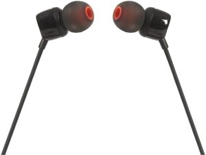 JBL Tune T110 In Ear Headphones - Black - Image 5