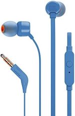 JBL Tune T110 In Ear Headphones - Blue - Image 2