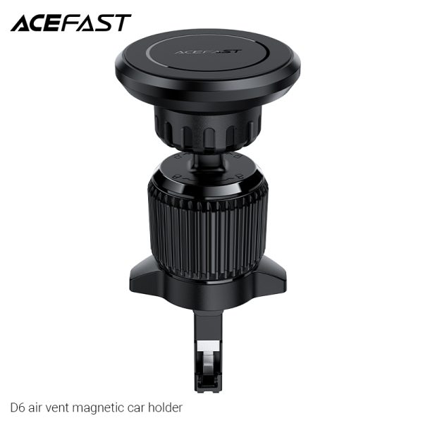5 (3) Acefast Car Mount Magnetic Holder Air Vent Type - D6 - Black - Image 3