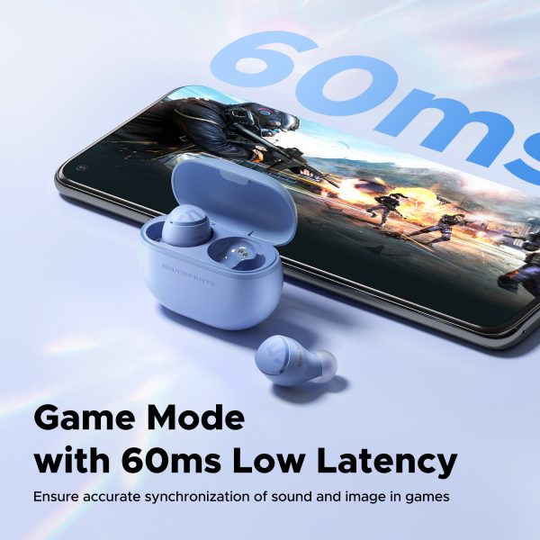 SoundPEATS Mini HS Wireless Earbuds AI Noise Cancelling Mic Bluetooth Headphones Hi-Res Audio with LDAC IPX4 - Purple - Image 6