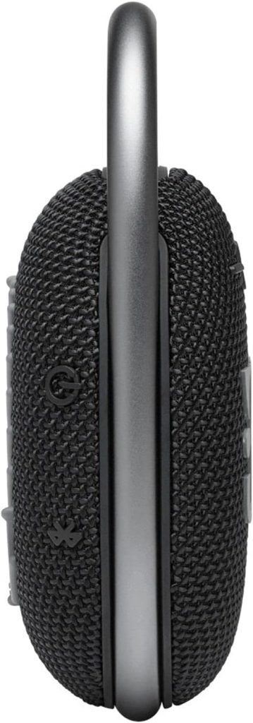 JBL Clip 4 Portable Speaker with Bluetooth Built-in Battery Waterproof and Dustproof Feature - Black - Image 4