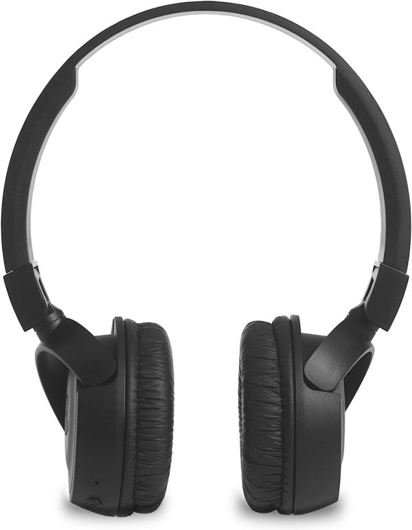 JBL T460BT Extra Bass Wireless On-Ear Headphones with 11 Hours Playtime & Mic - Black - Image 4