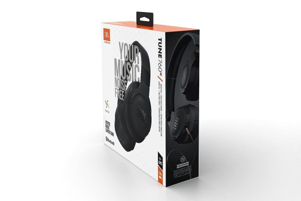 JBL Tune 760NC Wireless Over Ear Active Noise Cancellation Headphones with Mic up to 50 Hours Playtime Pure Bass Dual Pairing AUX & Voice Assistant Support for Mobile Phones - Black - OP - Image 8