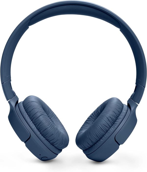 JBL Tune 520BT Wireless On-Ear Headphones with JBL Pure Bass Sound Bluetooth 5.3 and Hands-Free Calls 57-Hour Battery Life - Blue - Image 5