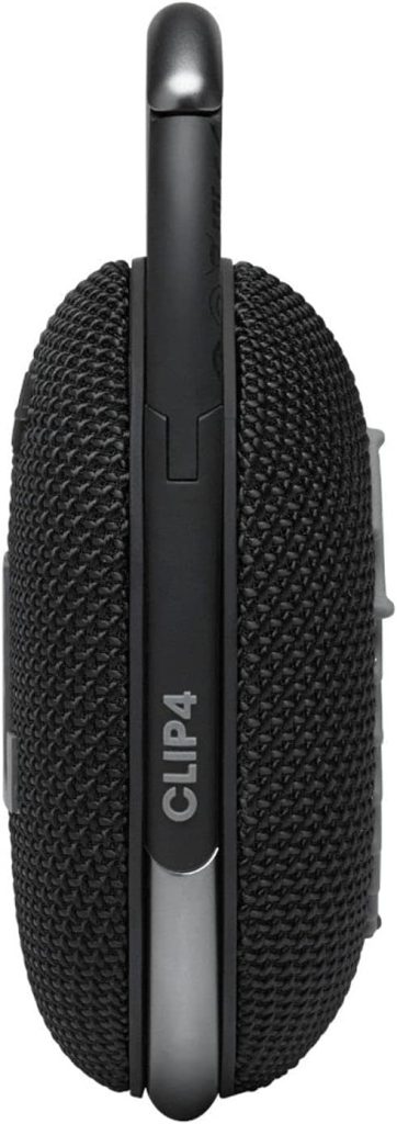 JBL Clip 4 Portable Speaker with Bluetooth Built-in Battery Waterproof and Dustproof Feature - Black - Image 3