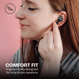 JBL Wave 200 Wireless Earbuds (TWS) with Mic 20 Hours Playtime Deep Bass Sound Dual Connect Technology Quick Charge Comfort Fit Ergonomic Design Voice Assistant Support for Mobiles - Black - OP - Image 2