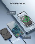 Baseus Magnetic Wireless Power bank 6000mAh 20W - Black - Image 4