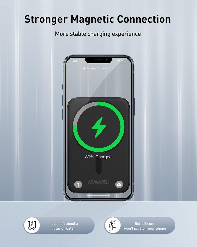 Baseus Wireless Charging Power bank 6000mAh Black