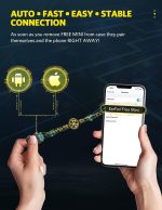 EarFun Free Mini Bluetooth Earbuds Earphone with IPX7 Waterproof Touch Control in-Ear Headphones with Microphone USB-C Fast Charging Lightweight Size Premium Sound - Black - Image 3