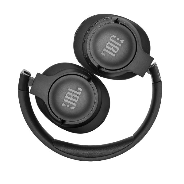 JBL Tune 760NC Wireless Over Ear Active Noise Cancellation Headphones with Mic up to 50 Hours Playtime Pure Bass Dual Pairing AUX & Voice Assistant Support for Mobile Phones - Black - OP - Image 2
