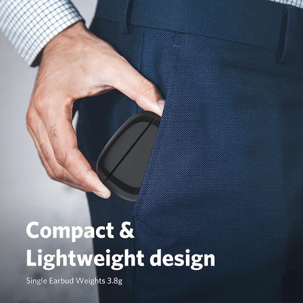 81DywPZZX9L._AC_SL1500_ EarFun Air Mini 2 Wireless Earbuds Bluetooth Earbuds with 2 Mics Lightweight Ture Wireless Earbuds with 10mm Driver TWS Earbuds with Game Mode USB-C Fast Charge 24Hrs Long Playtime - Black - Image 2