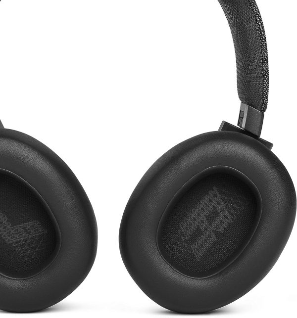 JBL Live 660NC - Wireless Over-Ear Noise Cancelling Headphones with Long Lasting Battery and Voice Assistant - Black - Image 2