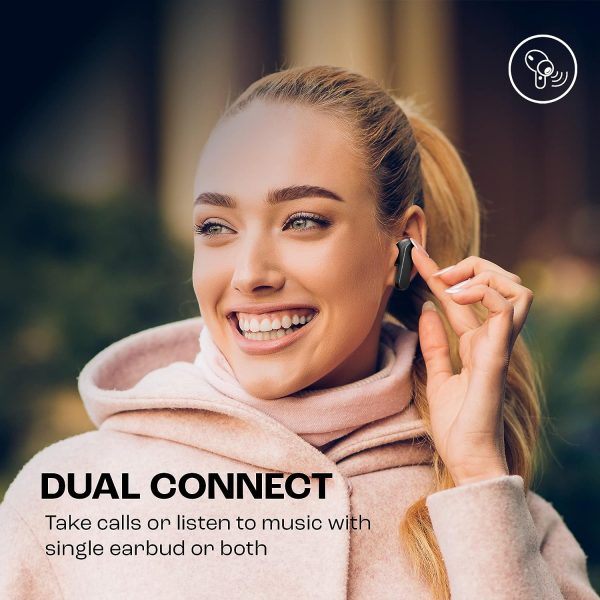 JBL Wave 200 Wireless Earbuds (TWS) with Mic 20 Hours Playtime Deep Bass Sound Dual Connect Technology Quick Charge Comfort Fit Ergonomic Design Voice Assistant Support for Mobiles - Black - OP - Image 3