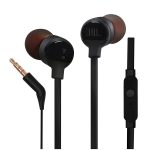 JBL Tune T110 In Ear Headphones - Black