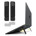 Aulumu G07 Pop Up Leg Stands Laptop Exclusive Patents Super Portable Laptop Stand Riser Lift for all Laptop - Black