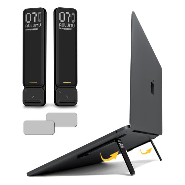 aulumu laptop stand black Aulumu G07 Pop Up Leg Stands