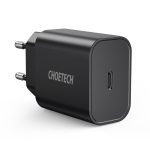 Choetech 20W PD Charger for iPhone 14 / 13 / 12 - Black - EU Plug - Q5004