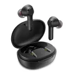 EarFun Air Pro 2 Wireless Earbuds Hybrid Active Noise Cancelling Wireless Earphones Bluetooth 5.2 Headphones with 6 Mics in-Ear Detection App for Custom EQ Wireless Charging 34Hrs - Black