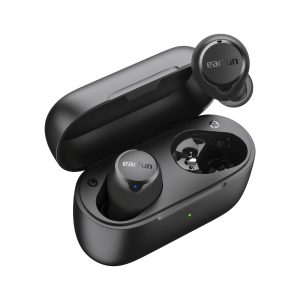 EarFun Free 2S Wireless Earbuds Qualcomm® CVC™ 8.0 ENC Bluetooth 5.2 Sweatshield™ IPX7 Waterproof Headphone aptX™ Deep Bass APP Game Mode - Black